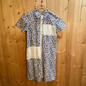 Vintage Floral Paper Dress